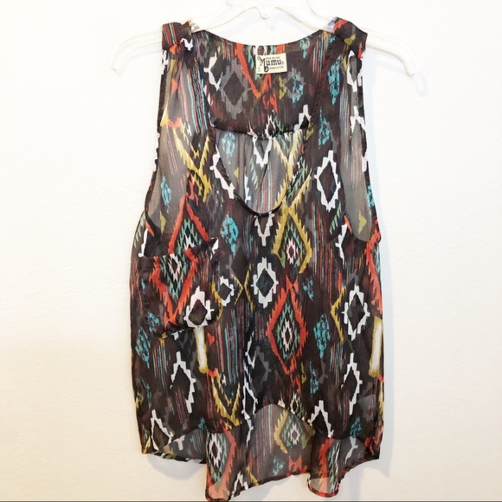 Show Me Your Mumu Aztec Tank Small